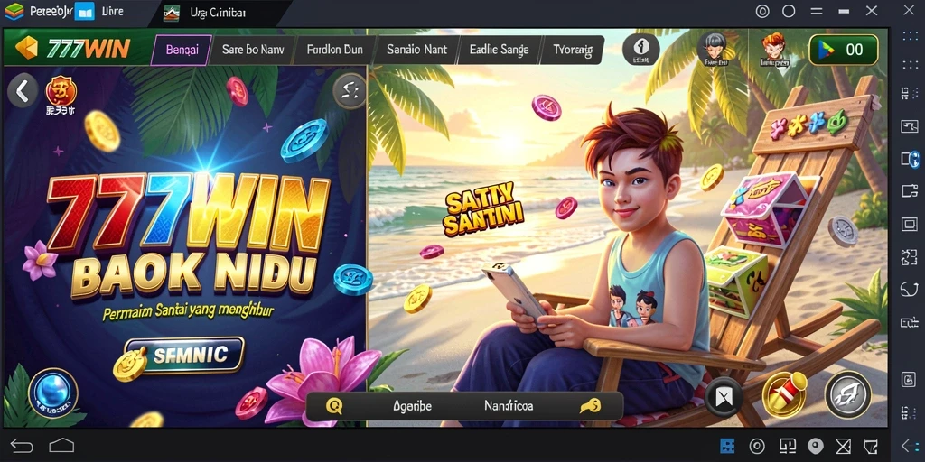 Screenshot permainan 777WIN menunjukkan gameplay yang seru dan menghibur.