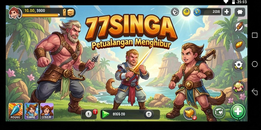 Screenshot dari gameplay seru di 77SINGA.