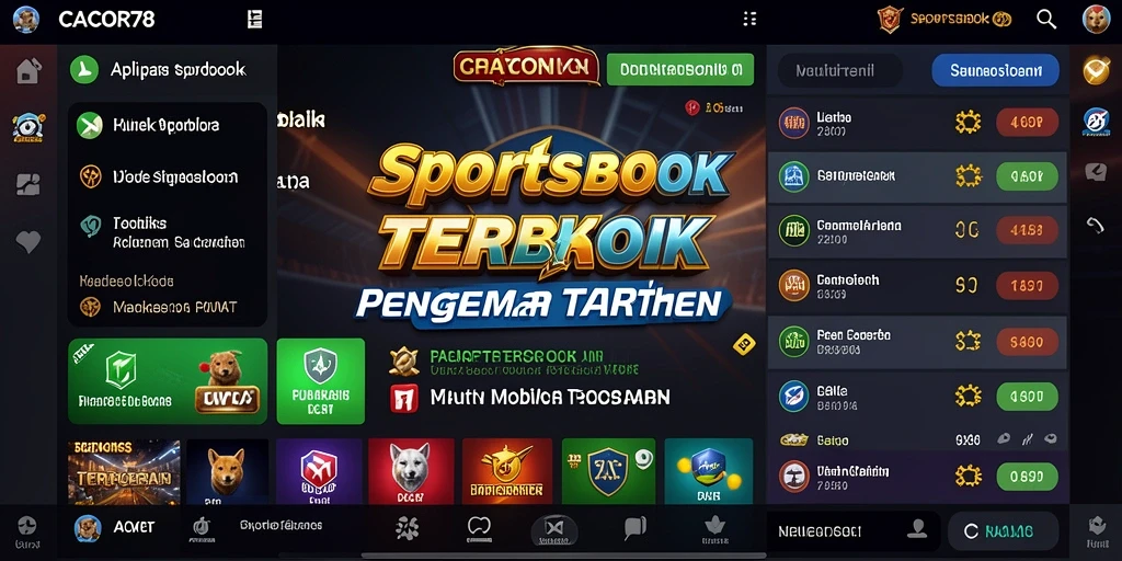 Tampilan gameplay menarik dari aplikasi Sportsbook CACOR78.