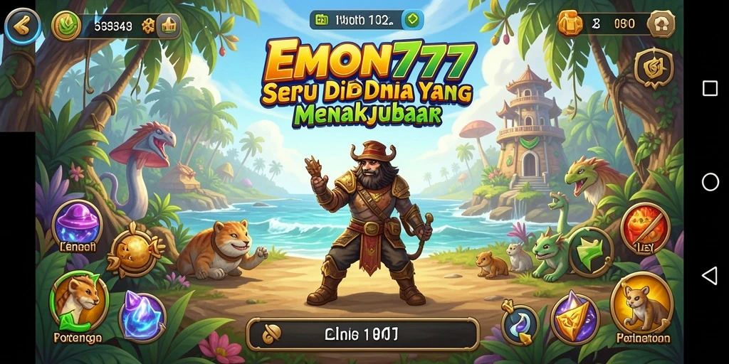 Tangkapan layar gameplay menyerupai petualangan seru dalam EMON777.