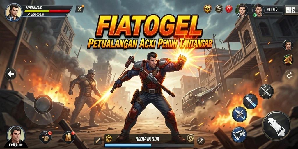 Tangkapan layar utama gameplay FIATOGEL dengan aksi mendebarkan.