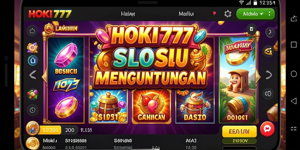 Tampilan menarik dari gameplay HOKI777 yang seru dan mengasyikan.