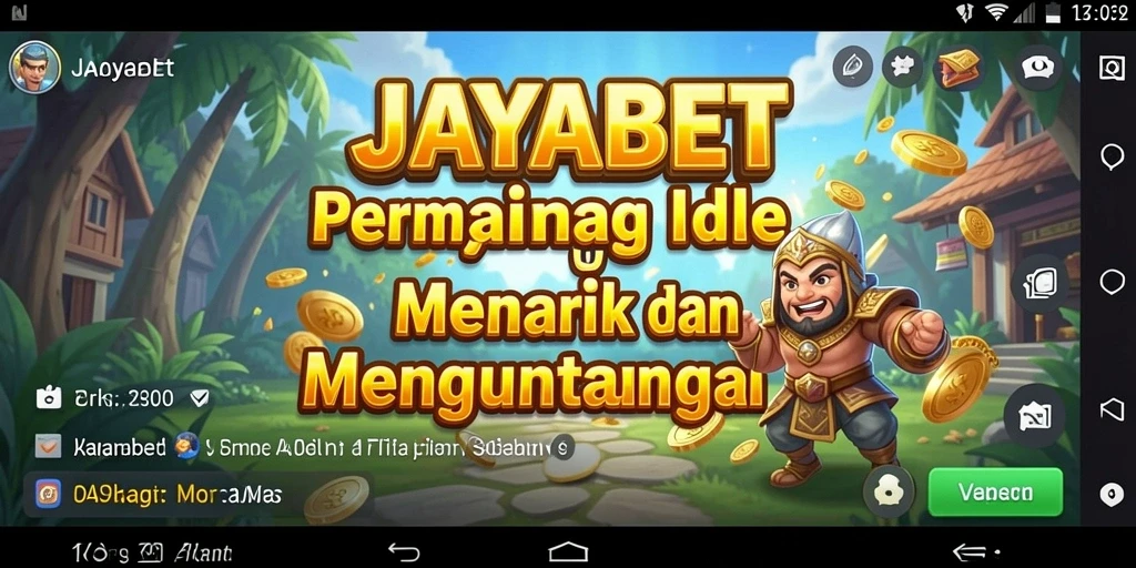 Tampilan gameplay JAYABET yang menarik dan adiktif.
