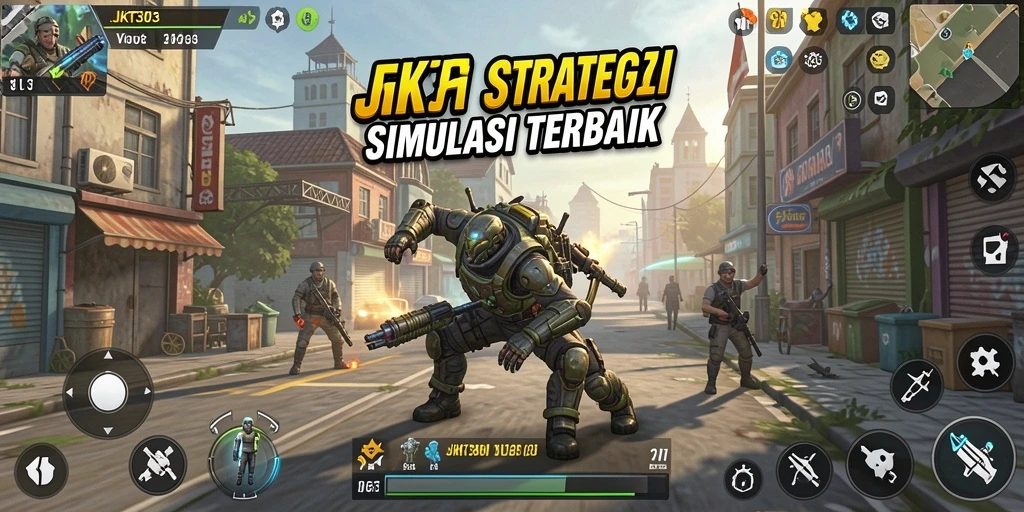 Tampilan gameplay menarik dari JKT303 yang penuh strategi.
