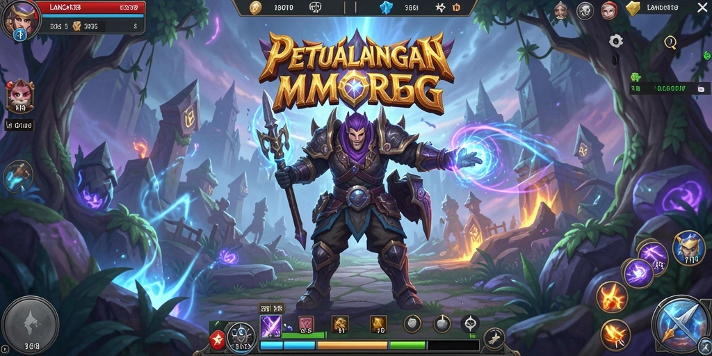Screenshot gameplay LANCAR138 menampilkan aksi seru dalam petualangan MMORPG.