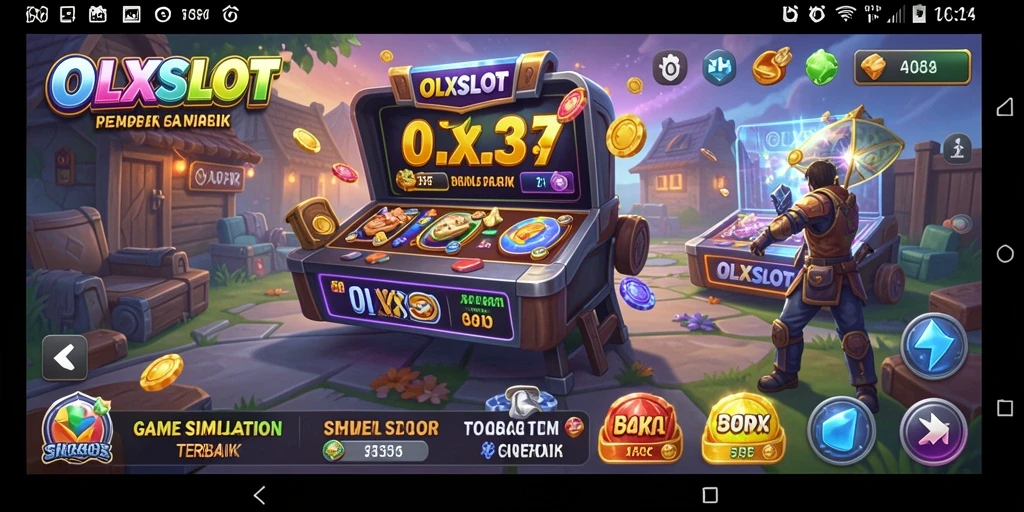 Tampilan gameplay OLXSLOT yang penuh aksi dan tantangan simulasi.