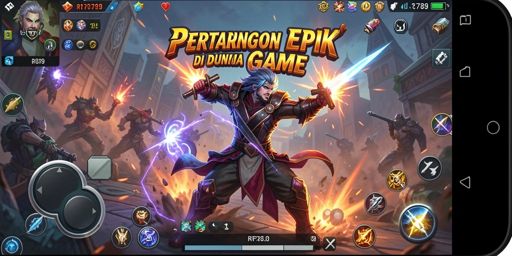 Tangkapan layar gameplay <strong>RR789</strong> menampilkan aksi pertarungan yang mendebarkan.