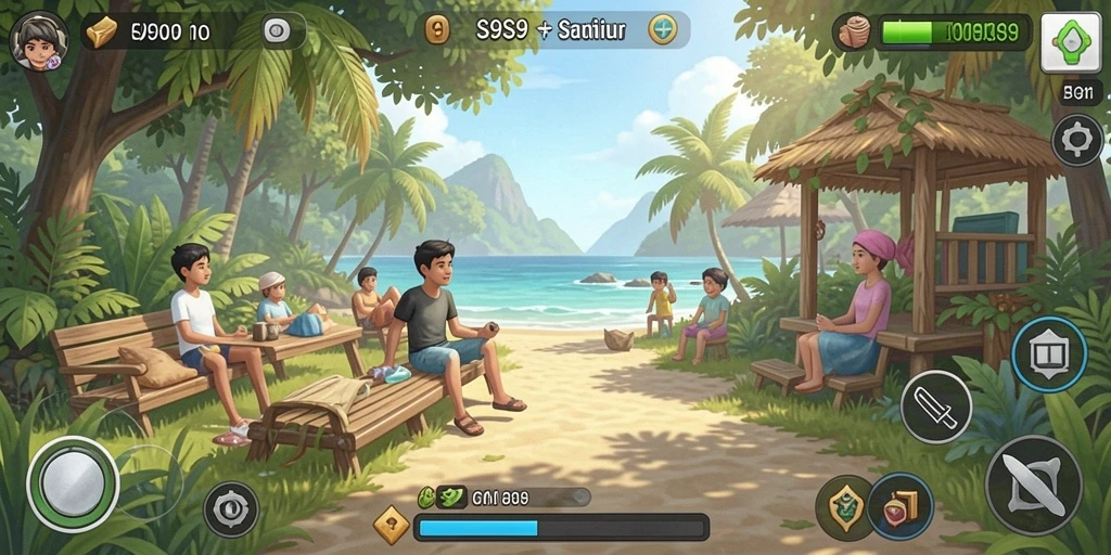 Tampilan gameplay S9S9 yang seru dan menghibur.